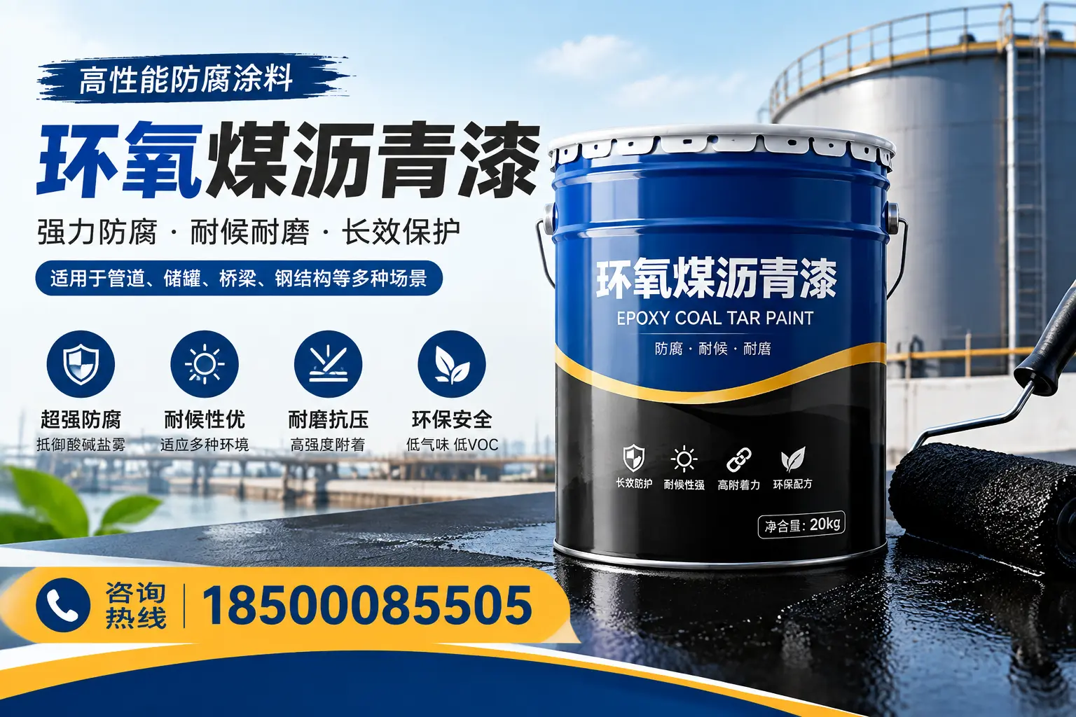 环氧煤沥青漆的施工步骤详解,湘潭装修必备知识