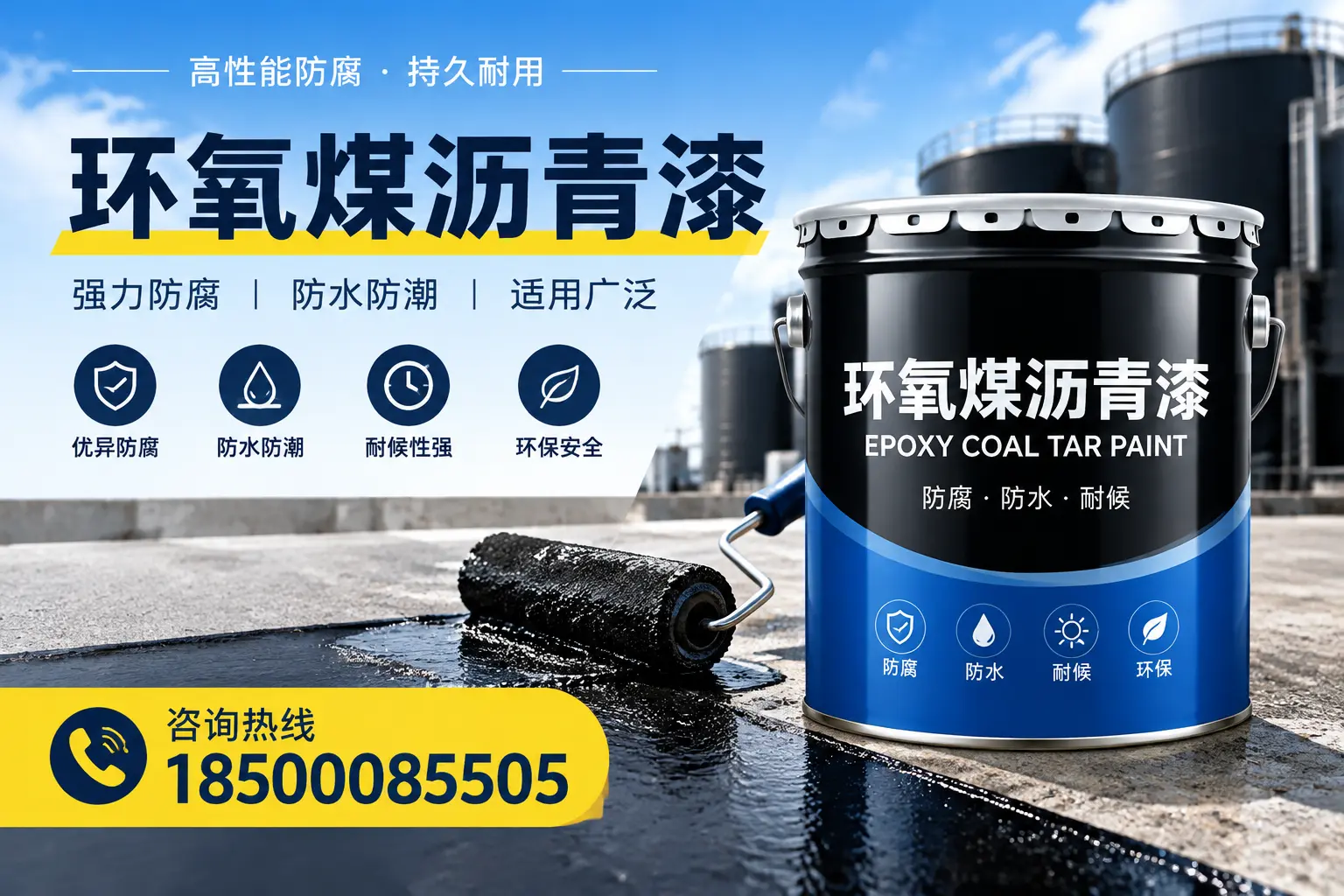 选择环氧煤沥青漆的五大理由,湘潭客户必知