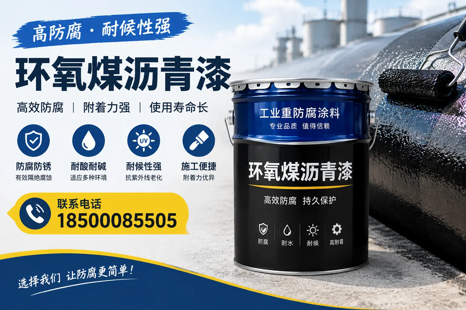 环氧煤沥青漆在防腐领域的重要性，湘潭行业动态